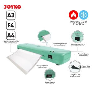 JOYKO Laminating Machine Mesin Laminasi Mesin Laminating LM-08CO - Pastel Green